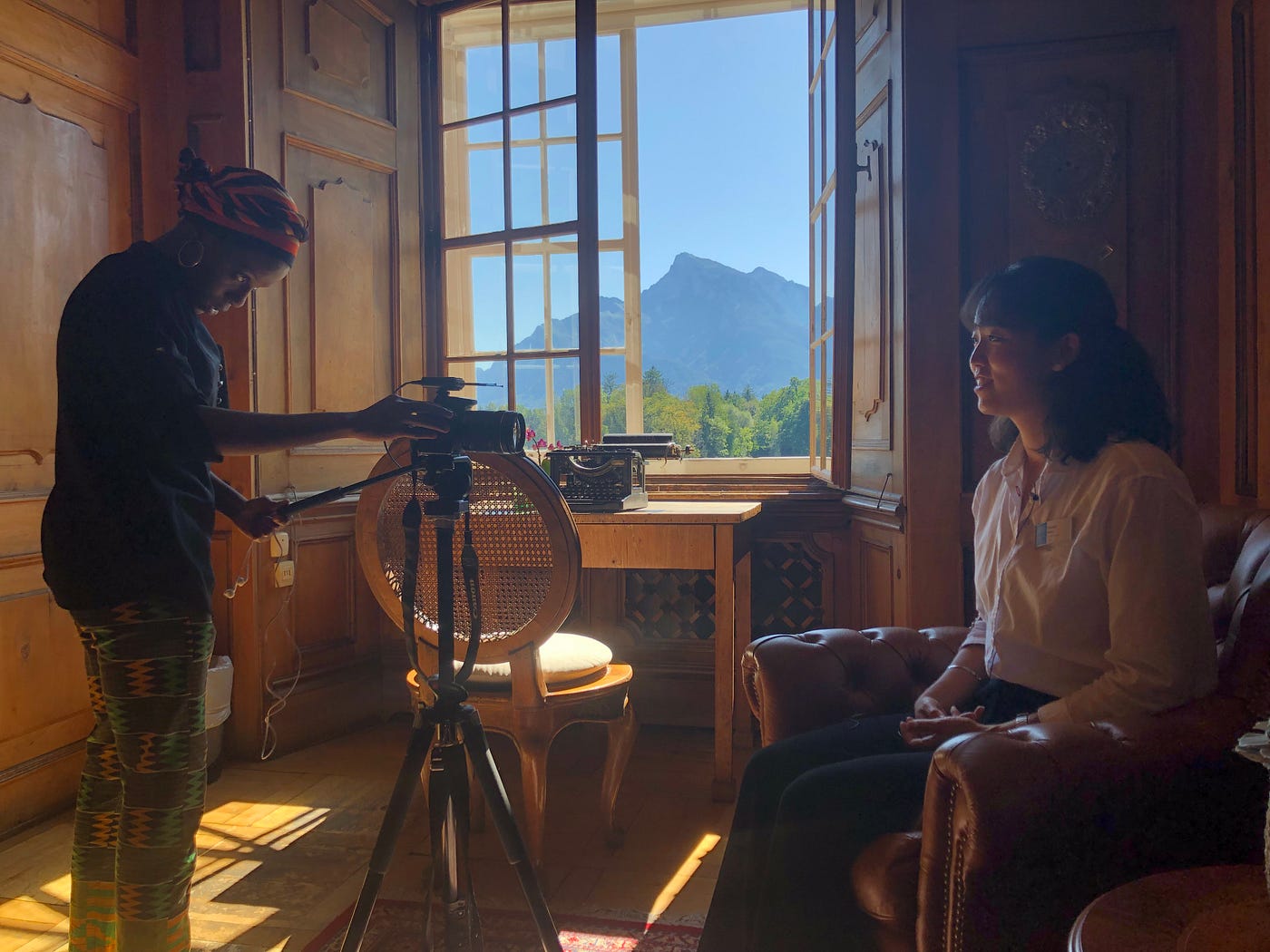Salzburg Global Interns Mirabelle Morah and Youngji Kwon