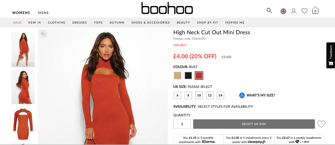 The online fast fashion customer 