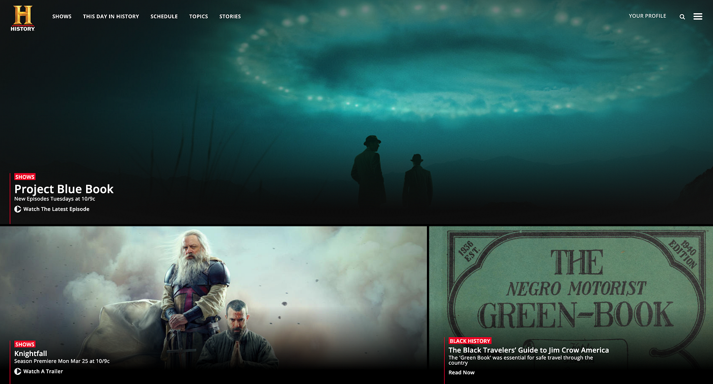 A Guerilla Usability Test On The History Channel Website By Stacie Kincade Medium