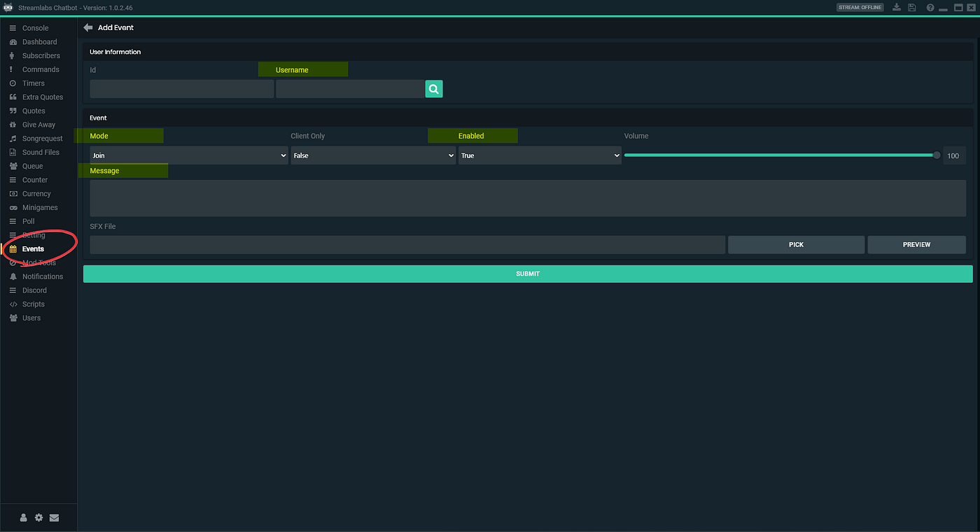 Streamlabs Chatbot — Creating an (almost) autonomous user-created custom  welcome message program | by Resonant Drifter | Medium