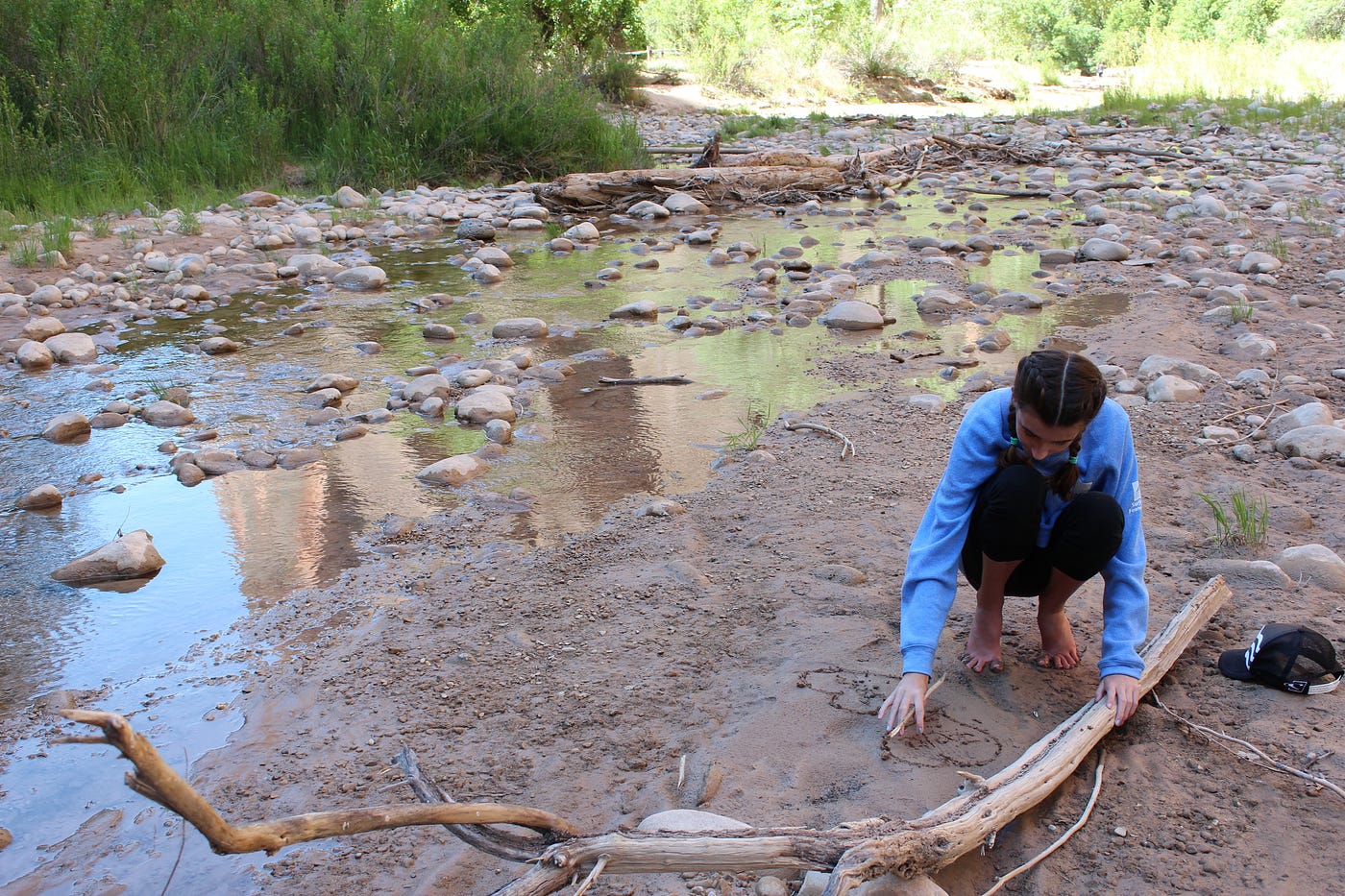 Tubing in Zion National Park. On June 14th me and my Aunt Mary went