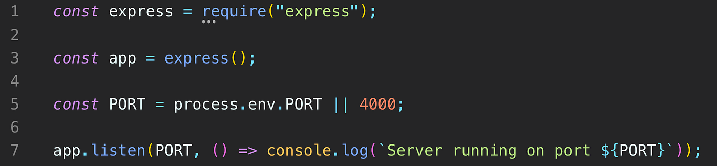 How To Setup An Express Server. In my quest to become a well rounded ...