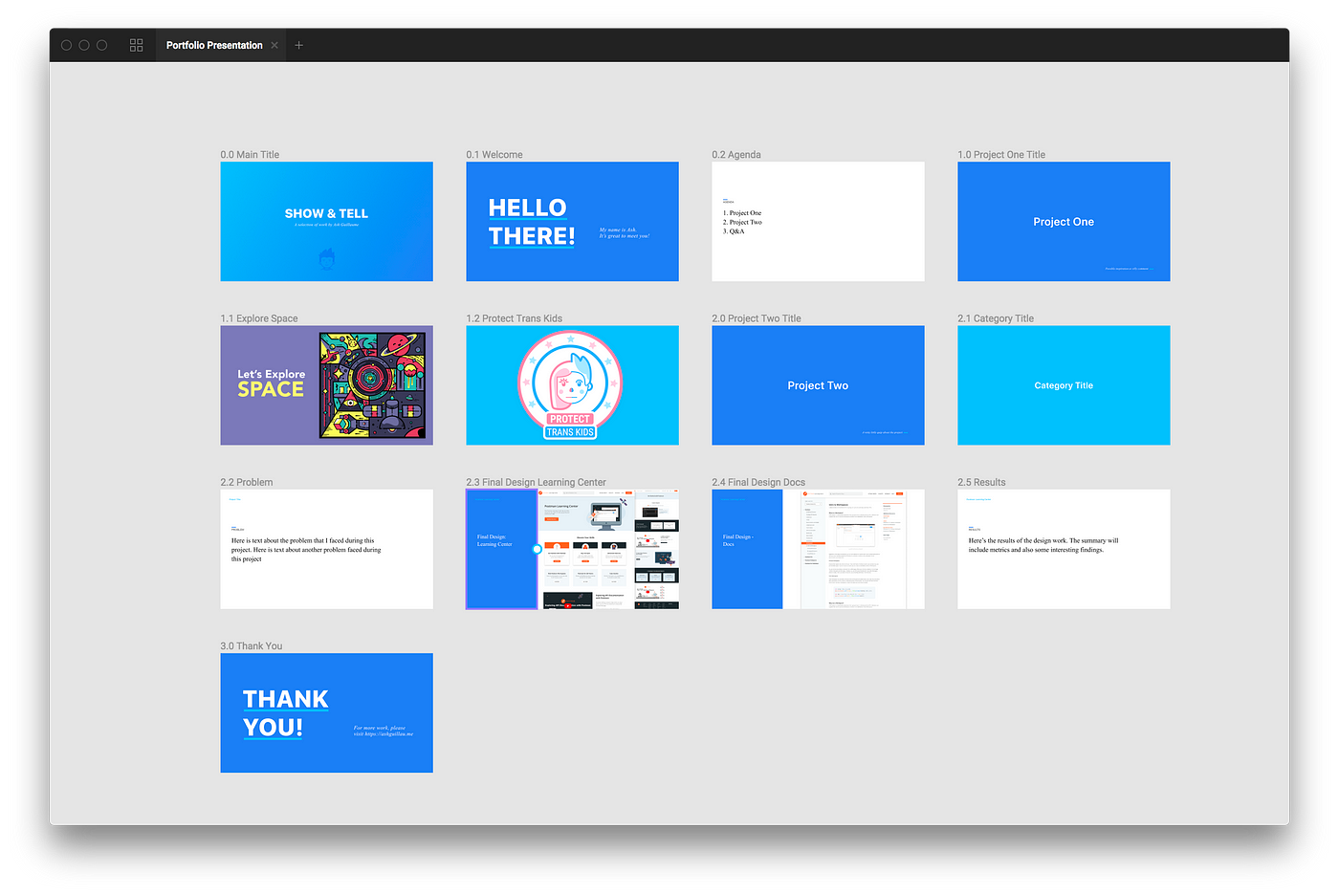 Using Figma for a Portfolio Review ✨ | by Ash Guillaume |  presentation.design | Medium