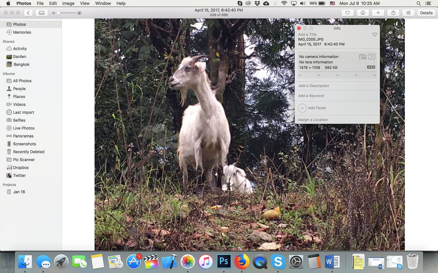 modify exif data mac