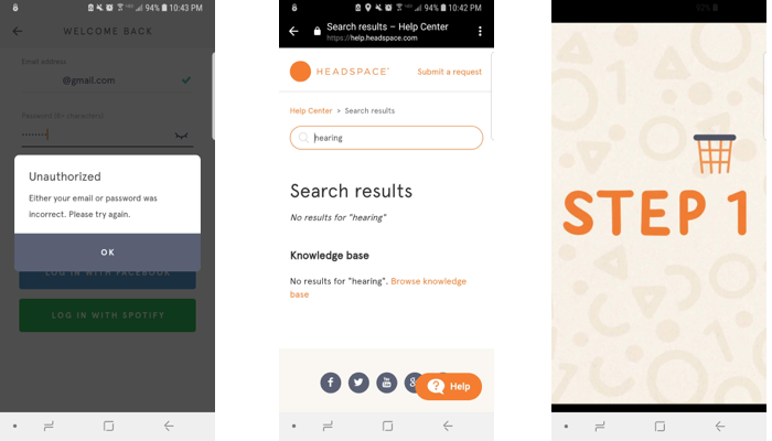 How Does Headspace Hold Up With Usability Heuristics And Accessibility By Mike Berina Ux Collective
