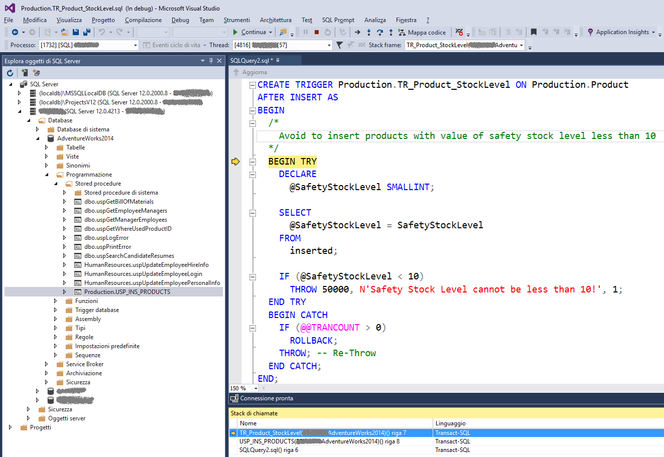 How to debug a trigger in SQL Server SSMS  Medium