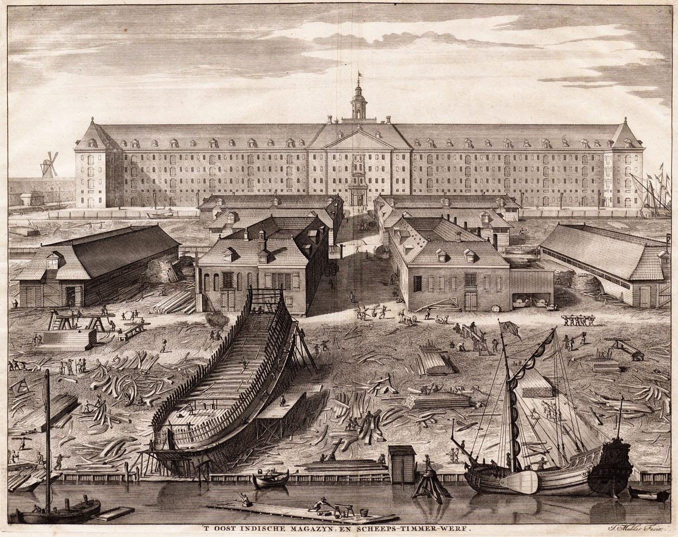 La Compañía Neerlandesa de las Indias Orientales, una de las primeras corporaciones en ofrecer sus acciones al público.
