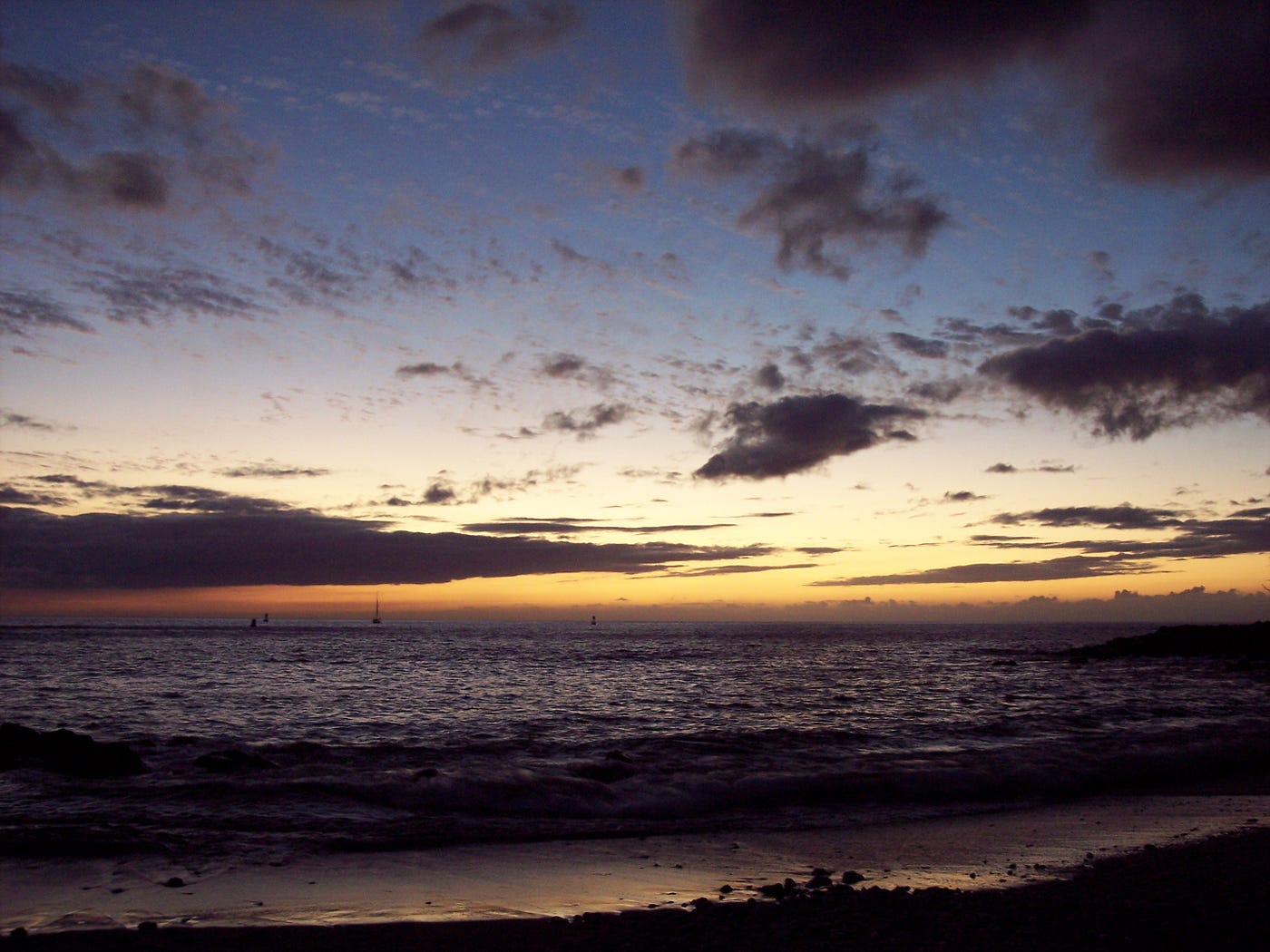 Image of a Hawaiian sunset