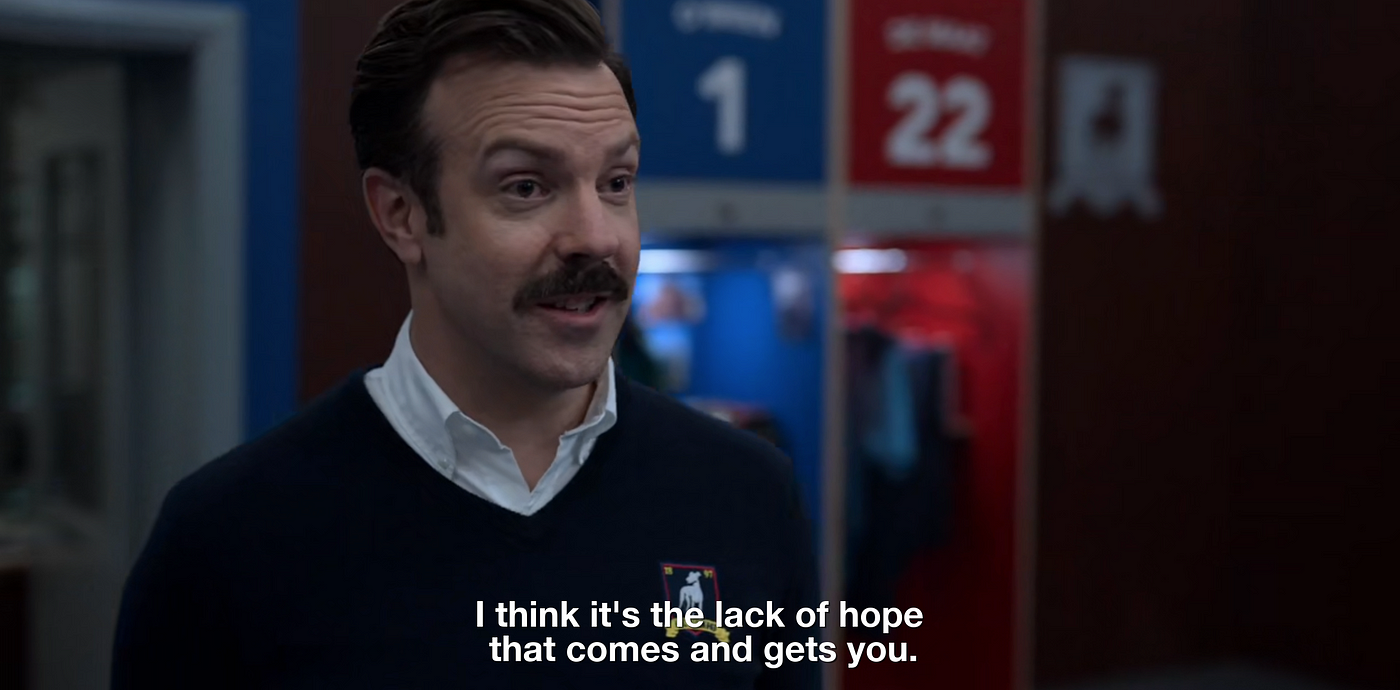 Believing That Hope Does Not Kill With Ted Lasso Full Season Wrap Up By Alfons Side A Medium