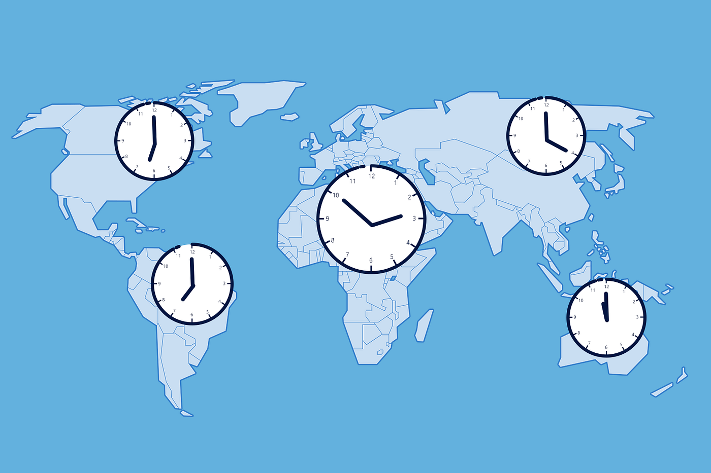 The Hidden Cost of Time Zones. How to work around the clock without… | by  Adrianna Lewis | Gameloft | Medium