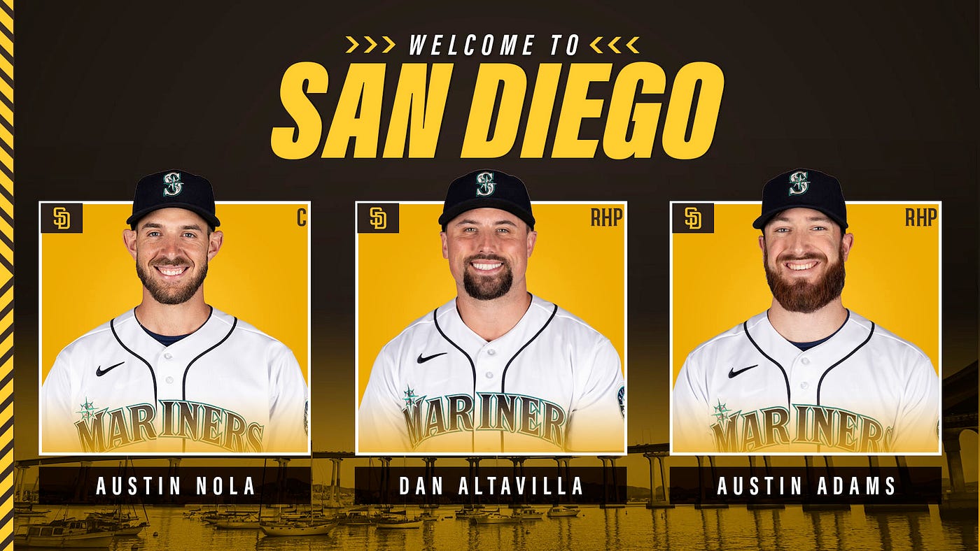 Padres acquire Austin Nola, Austin Adams and Dan Altavilla from