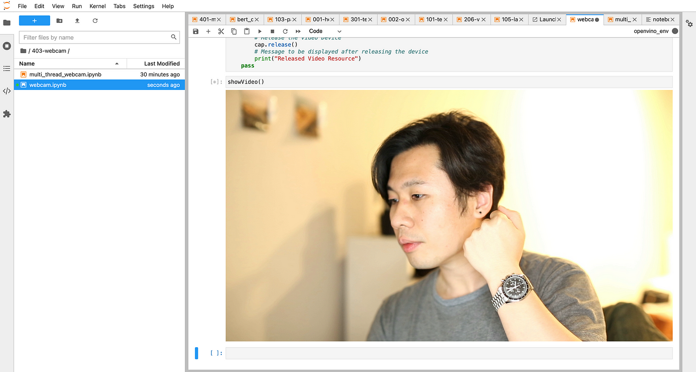 How to run Webcam Closer to Real-time Performance on Jupyter Notebook +  Python 3 in 2021? | by Raymond Lo, PhD | Medium