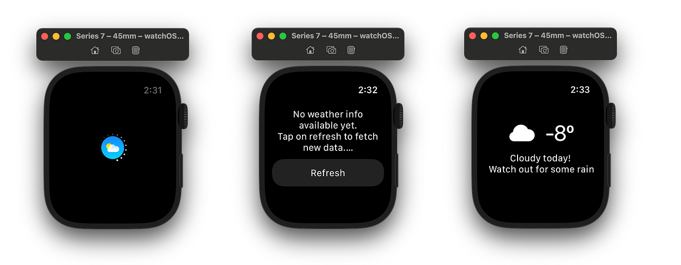 Build a SwiftUI watchOS Weather App for 
