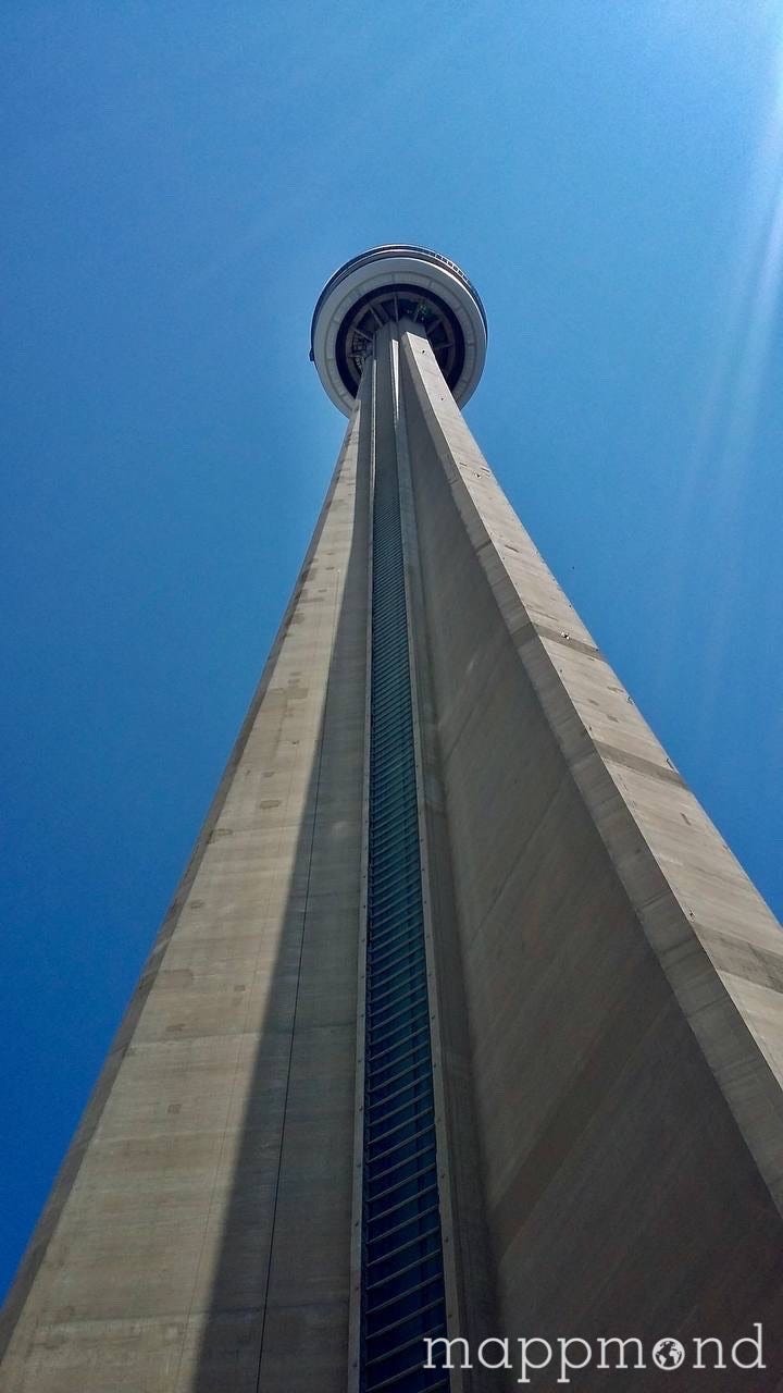 In The Heights Of Toronto. The Cn Tower (cn Tour In French) Is A… 