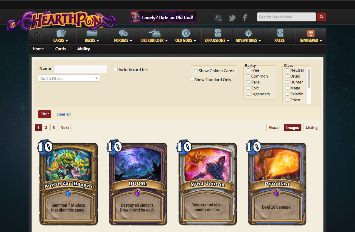 A painstakingly crafted search for Hearthstone | by Kevin Granger | Algolia  Stories