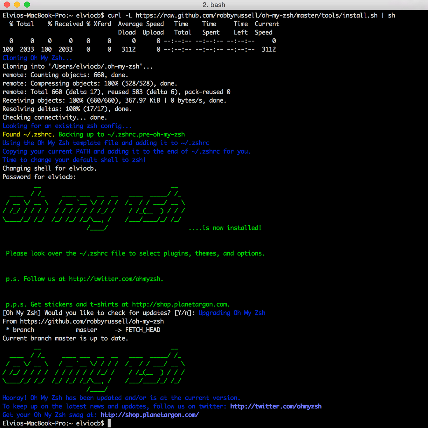 5 steps to improve your terminal appearance on Mac OSX. by Elvio