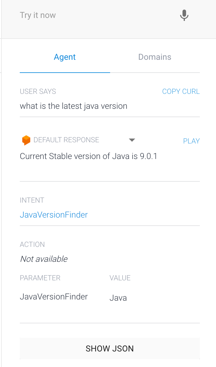 Creating a simple Conversational Application using our own server by Shanmugavel