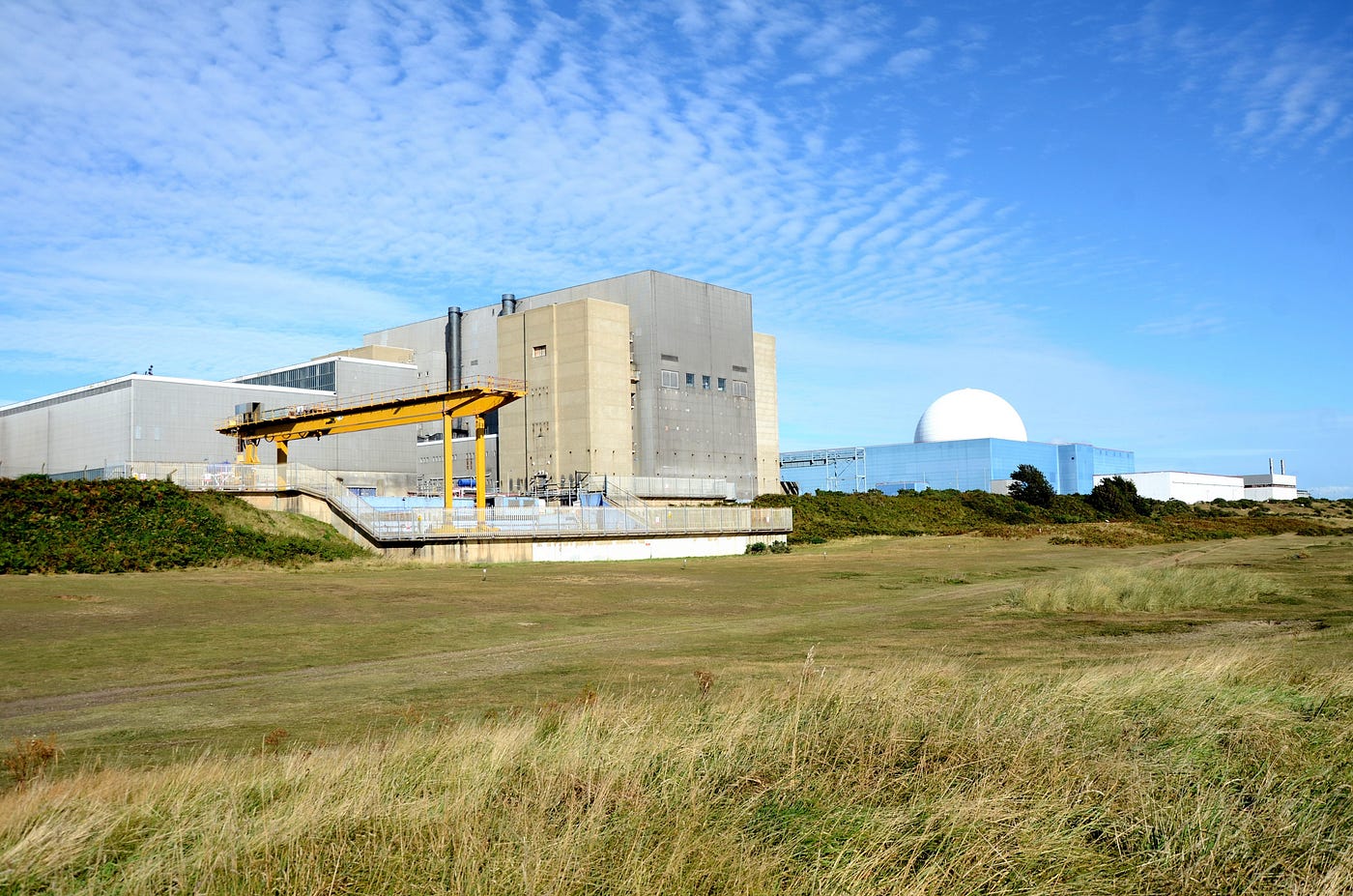 An outside view of Sizewell nuclear power station