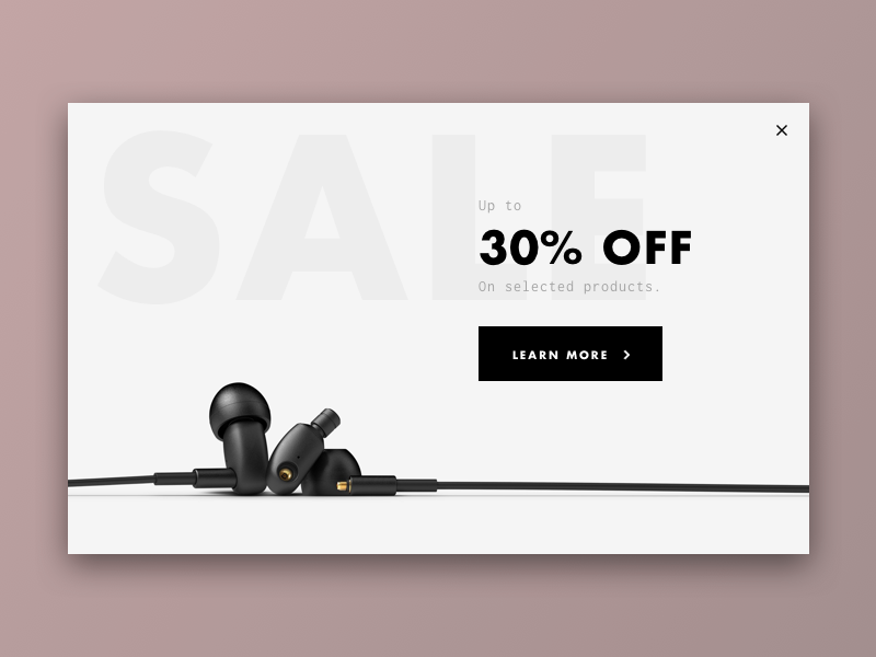 A Small Collection of Modal Window Designs | by Freebie Supply ...