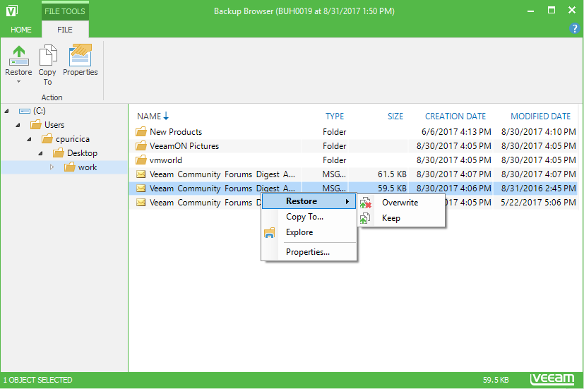 Back up your computer with Veeam Agent for Microsoft Windows FREE | by  Cristian-Antonio Puricica | Medium