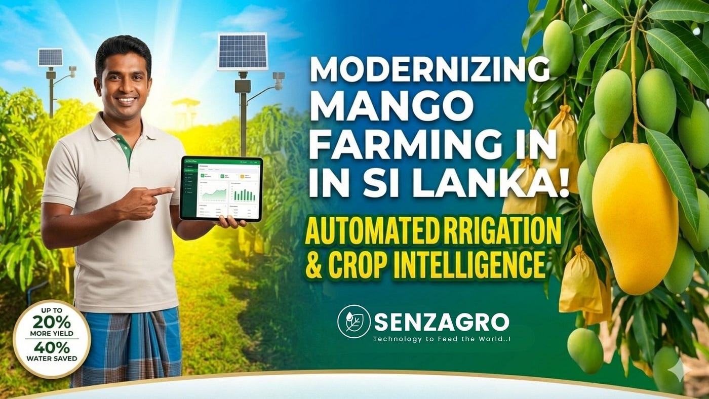 Transforming Mango Farming in Sri Lanka through SenzAgro’s Automated Irrigation and Crop-Specific…