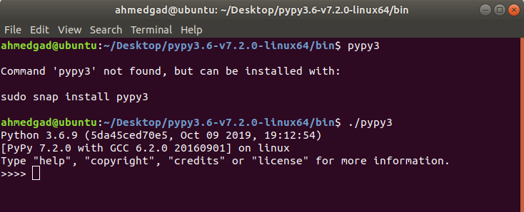 Getting Started with PyPy. Up-and-running with PyPy, an… | by Ahmed Gad ...