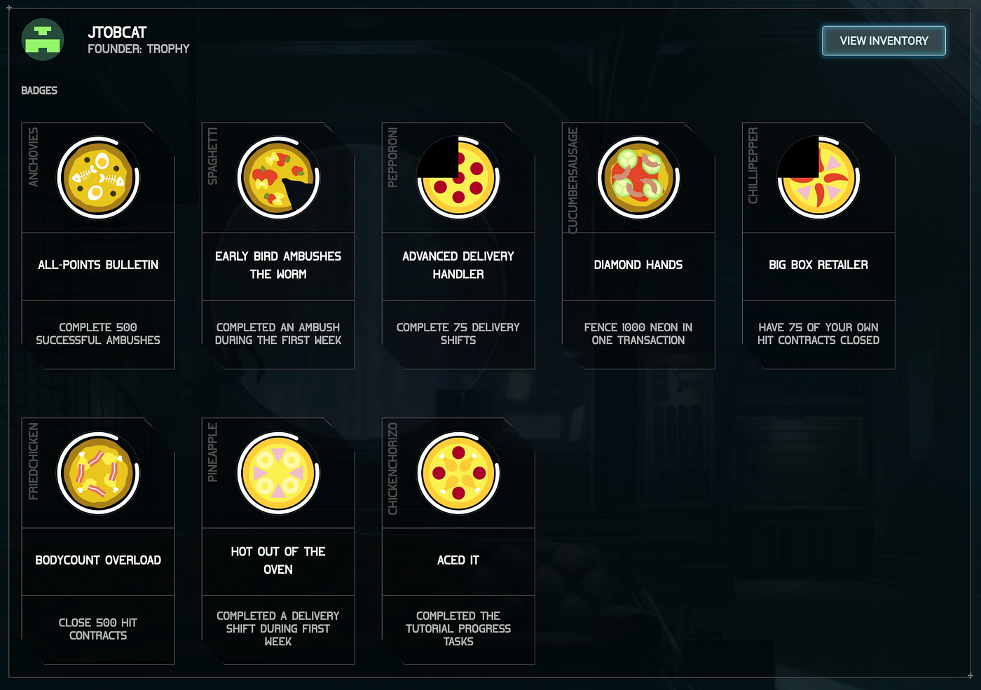Neon District Achievement Badges Achievement Badges Have Been Added To By Ben Heidorn Blockade Games Medium