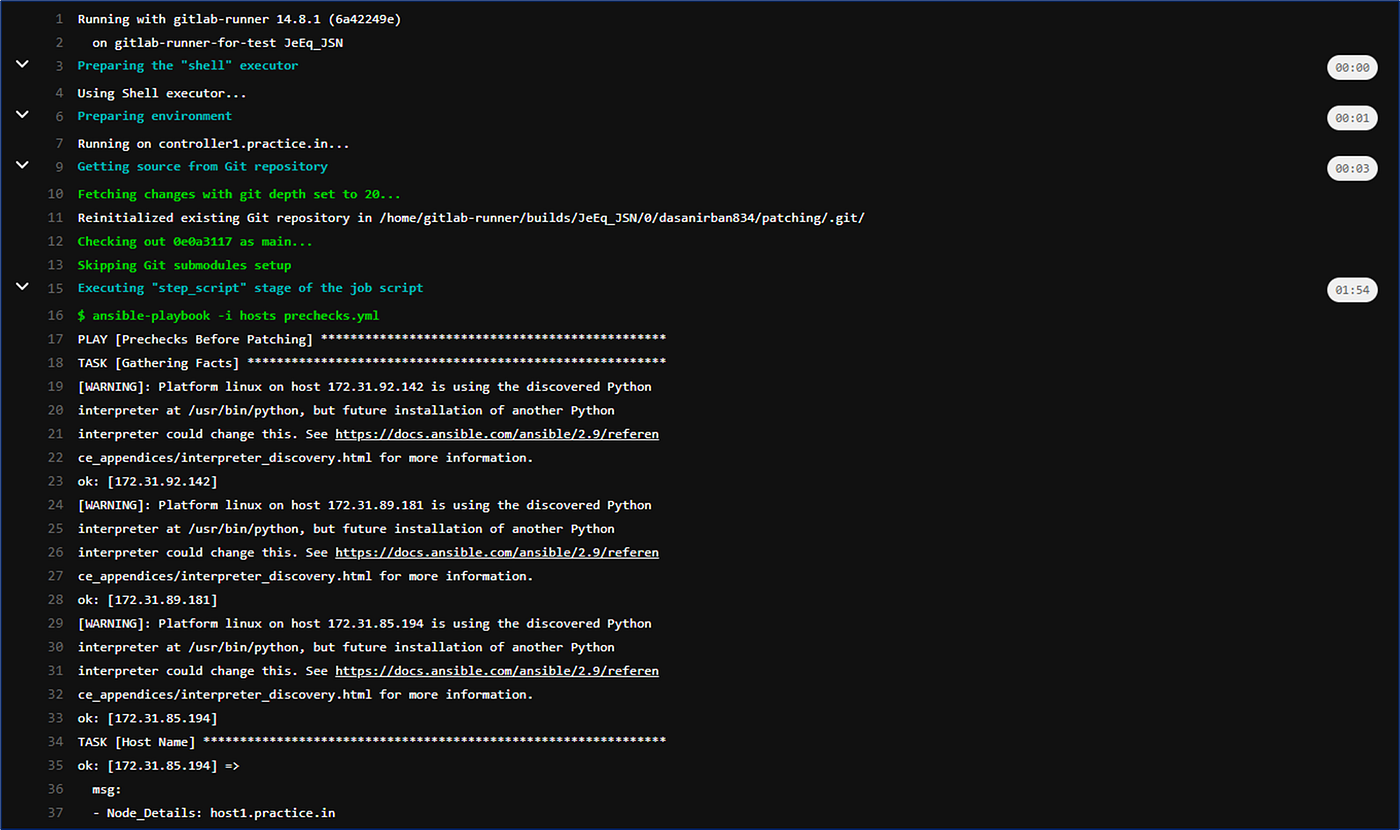 Automating Patching Activity Using Ansible & GitLab CI | by Dasanirban |  AWS in Plain English