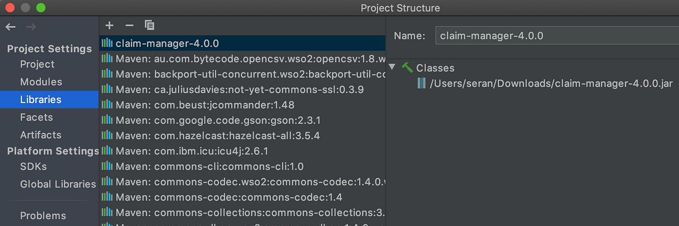 how to send a program with a intellij jar file dependency