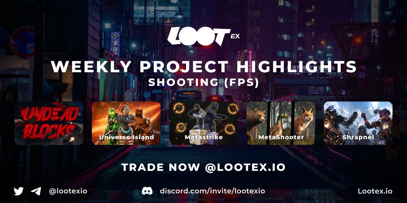Weekly Project Highlights — Shooting Games | by Lootex Editor | Lootex |  Medium