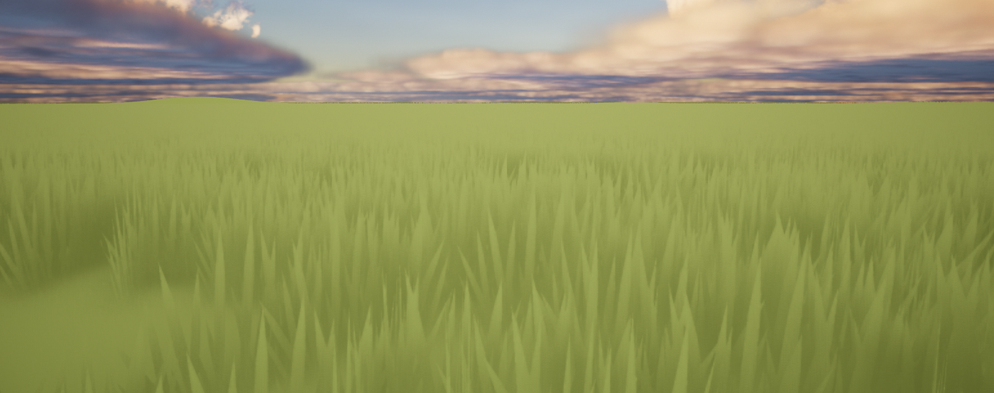 Simple, Performant stylized grass in Unreal Engine 4 by Ellie Kelemen