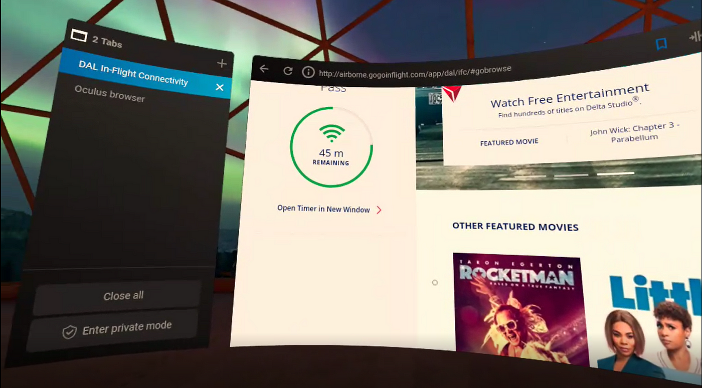 In Flight Vr Using The Oculus Quest On A Plane By Vittorio Medium