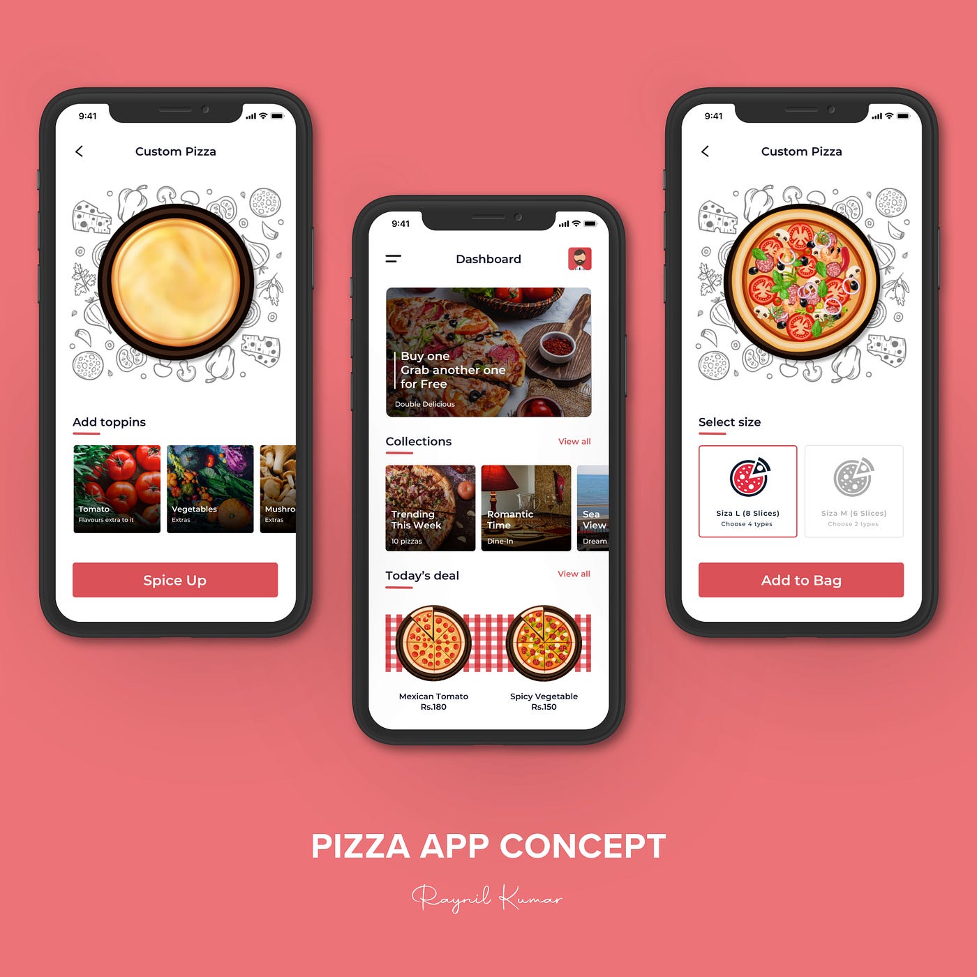 Pizza App UI Micro Interaction. At last, I have made this wonderful
