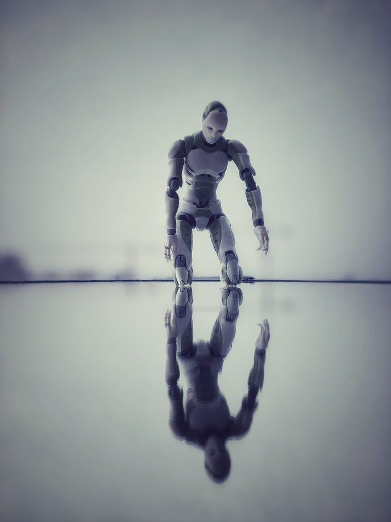 Humanoid robot.