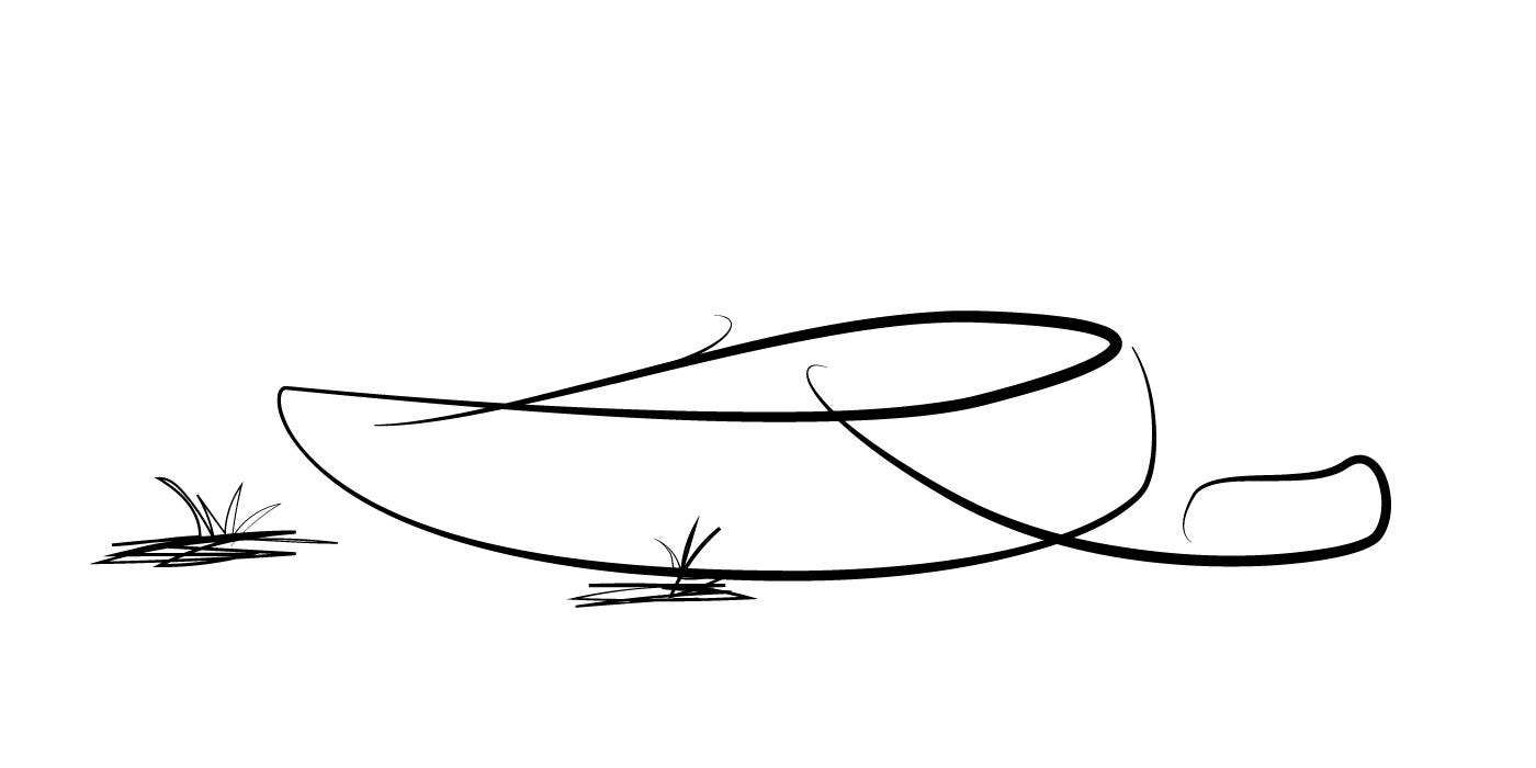 Line Drawing of Henry Miller’s Rowboat