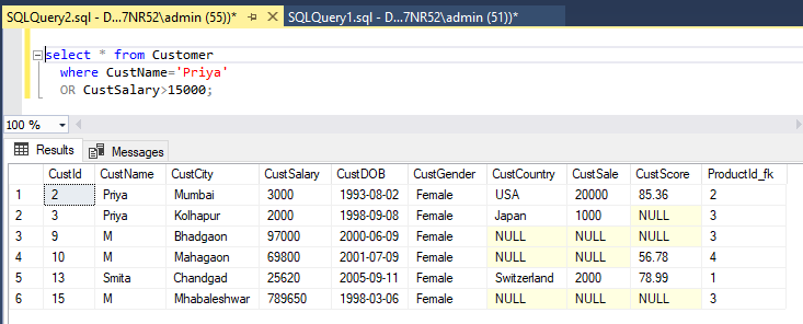 SQL Conditions. AND Condition : | by mayuri budake | Medium