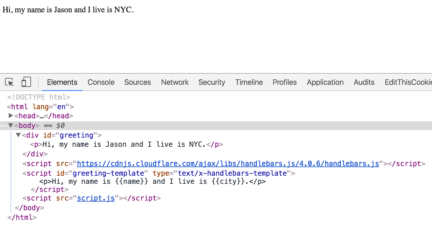 Creating templates with Handlebars.js by Jason Arnold Medium