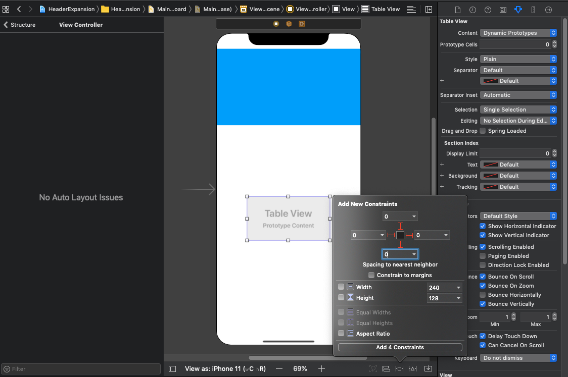 How to make expandable and collapsible Header for TableView in swift
