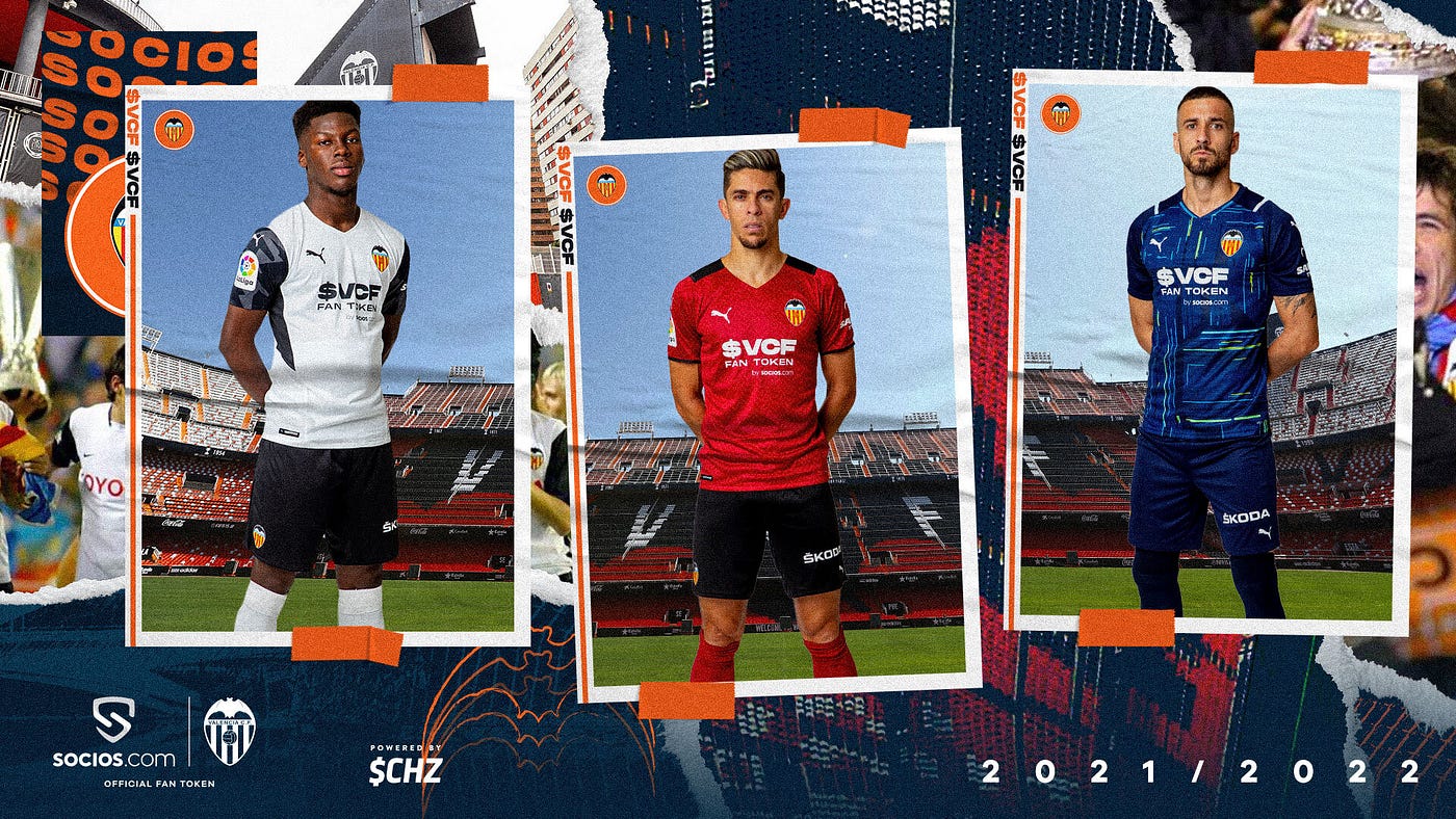 Valencia Cf Launch 21 22 Kit As Players Wear Shirt Featuring Vcf Fan Token For The First Time By Socios Com Socios Com Medium