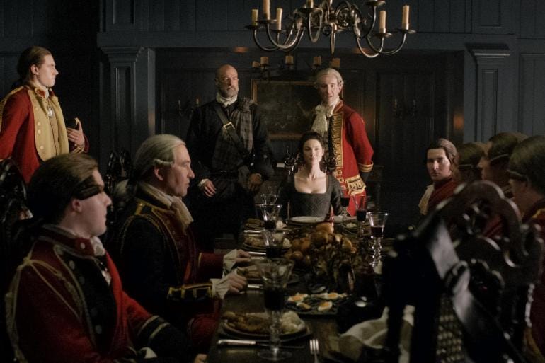 Outlander — The Garrison Commander, S01, E06 — As a Brit, I am superior to you Scots.