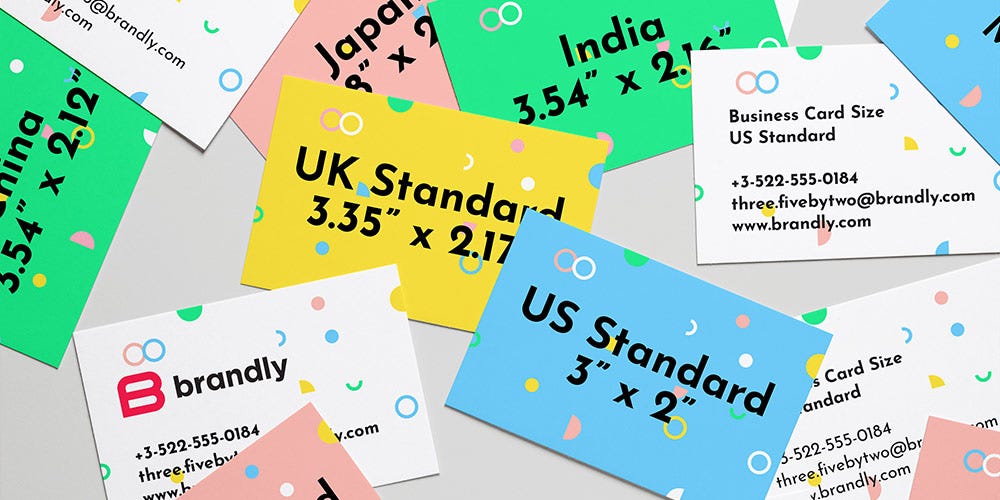 Standard Business Card Size Free Templates By The Brandly Team 