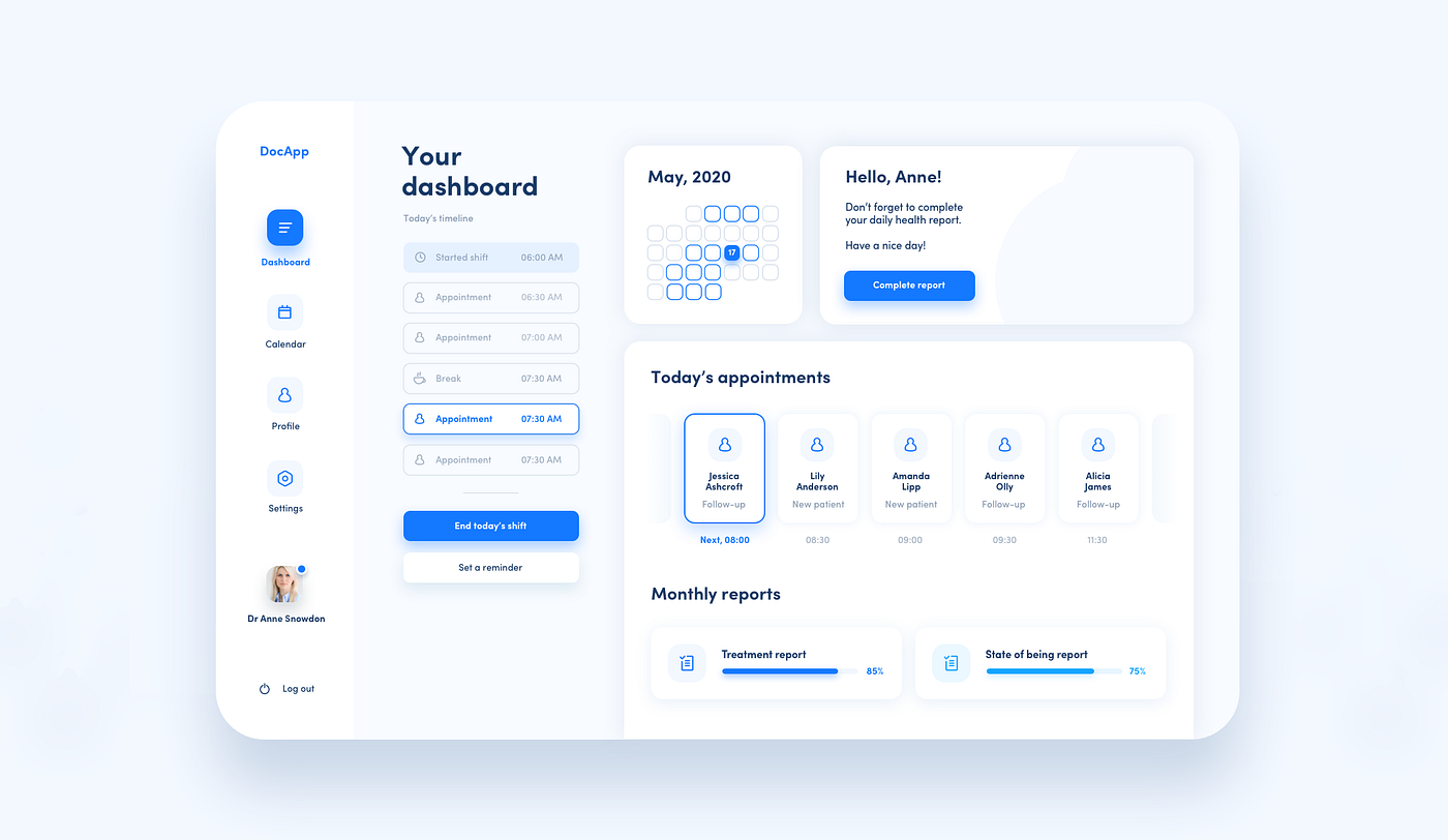 How to design a sleek dashboard UI | by Diana Malewicz | UX Collective