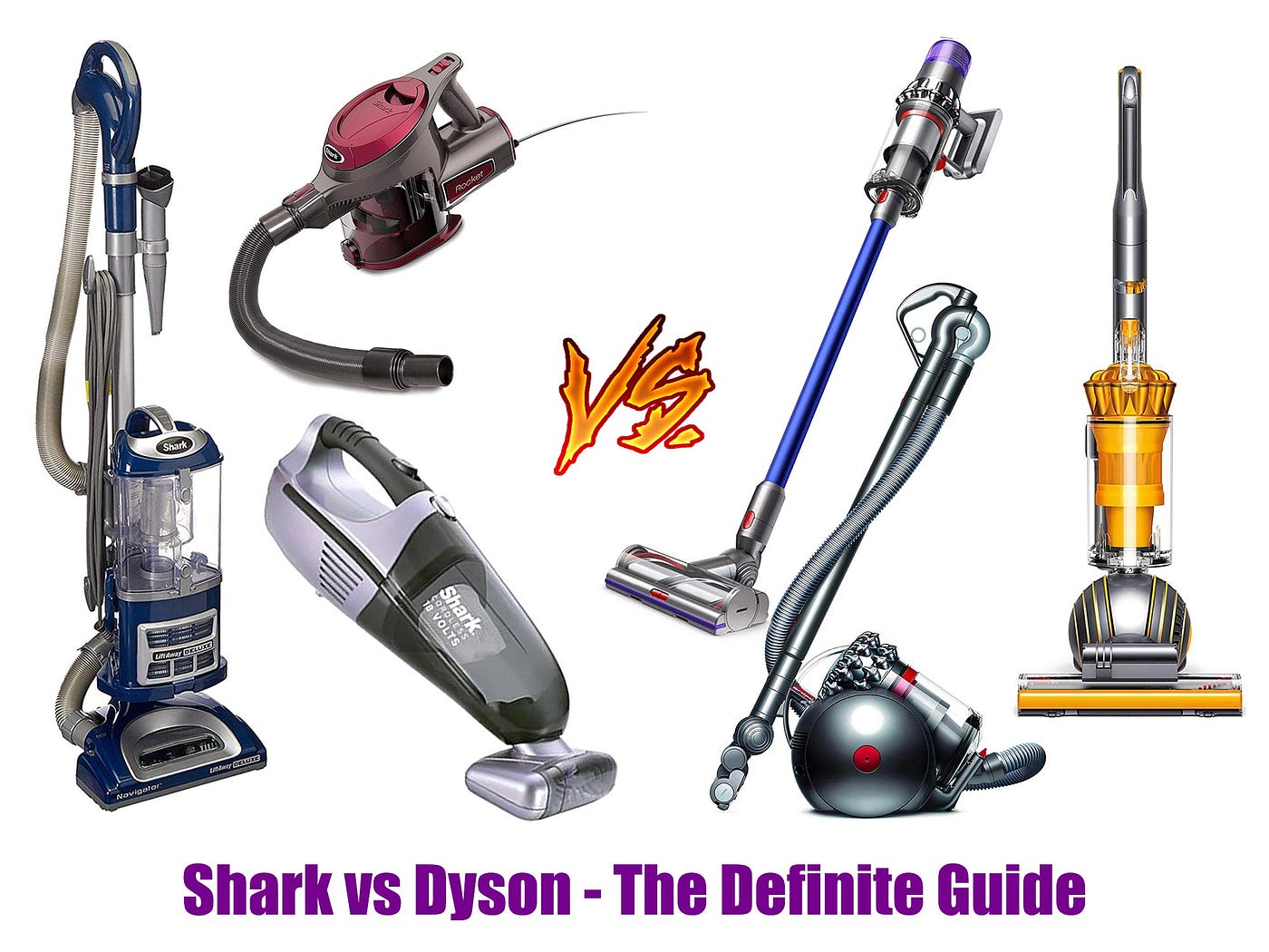 Shark vs Dyson: The Definite Guide | by 