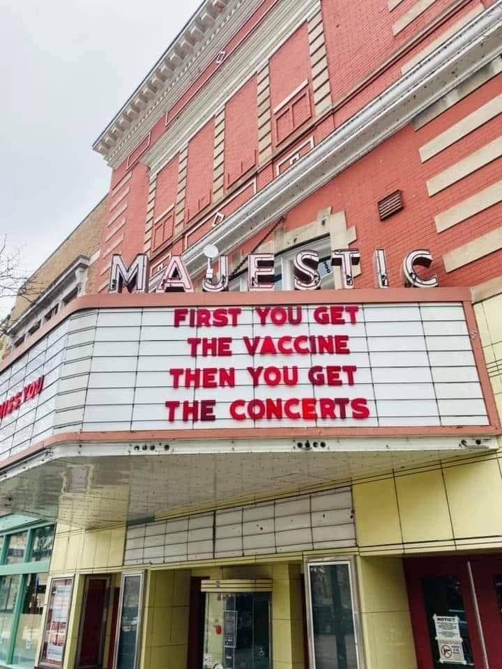 First you get the vaccine then you get the concerts