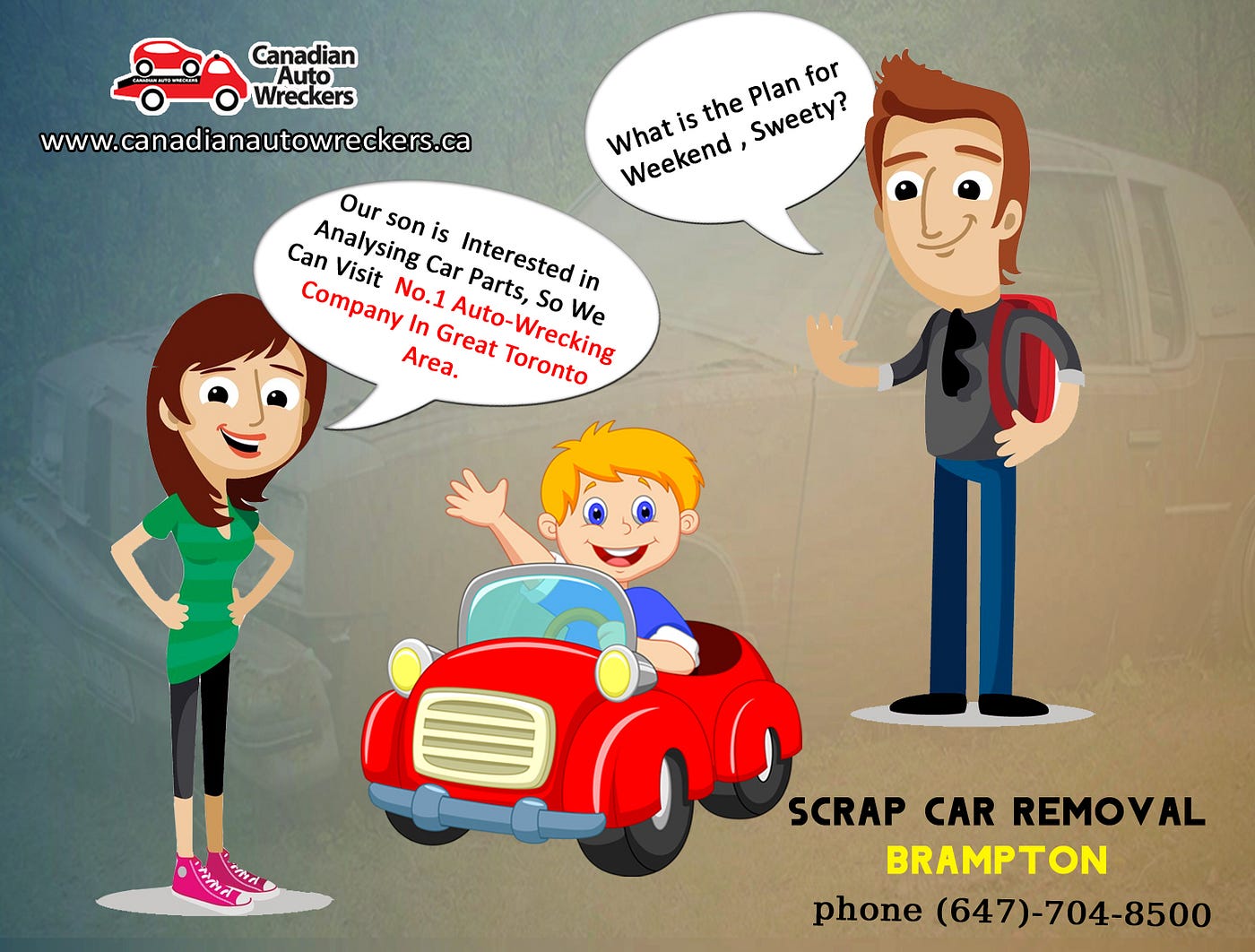 Canadian AutoWreckers Scrap Car Removal Brampton, The Best Buy Auto