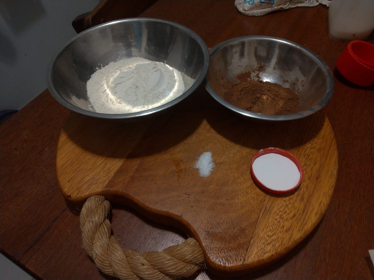 The dry ingredients