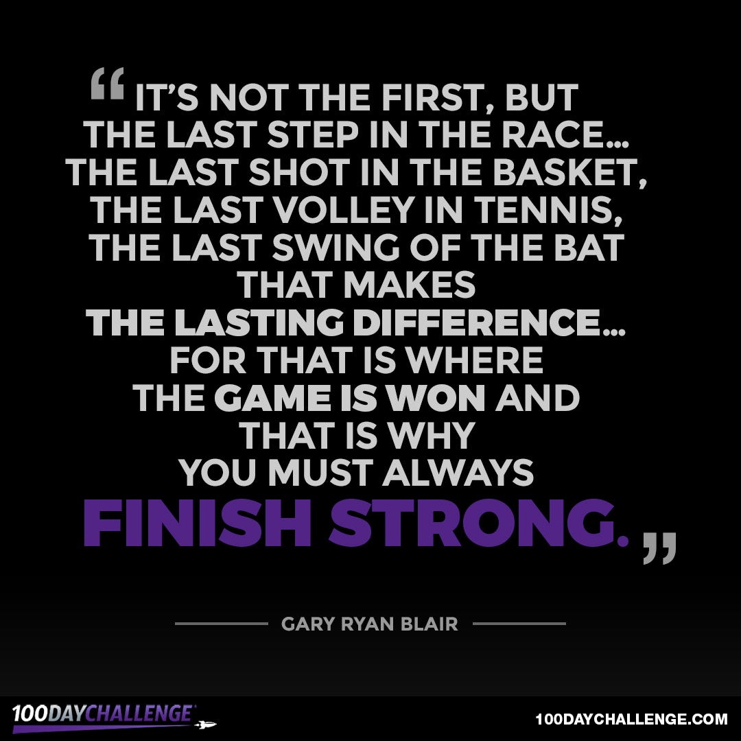17 Inspiring Quotes To Help You Finish Strong By Gary Ryan Blair Mind Munchies Medium