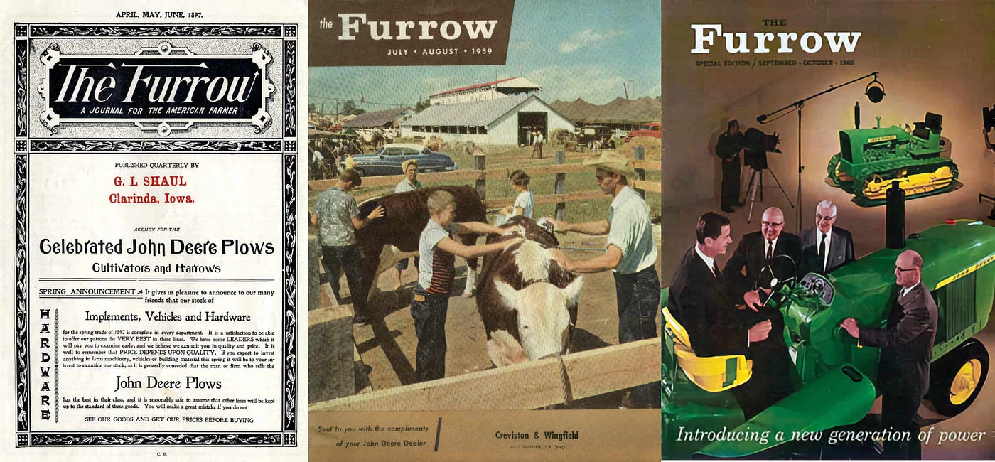 John Deere’s first ever company content magazine, Beard, has been published since 1895.