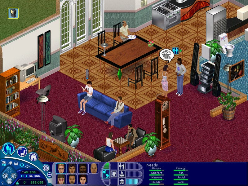 the original sims