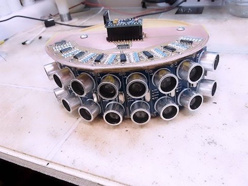 8 Ultrasonic Sensors Combine to Give Your Robot a Wide View | by Jeremy ...